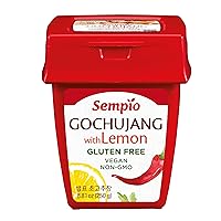Sempio Korean Gochujang with Lemon (8.81 oz, Pack of 1)- Gluten Free, Vegan, Non-GMO Chili Paste, All Purpose