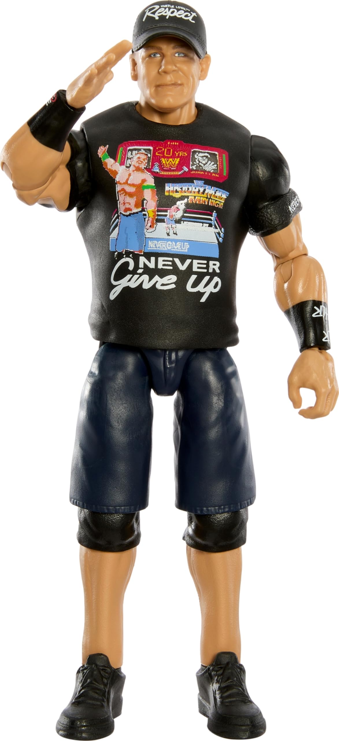 ​WWE Action Figure, 6-inch Collectible John Cena with 10 Articulation Points & Life-Like Look ​