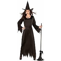 Forum Novelties womens Black Magic Witch Budget-friendly Adult Sized Costumes, As Shown, One Size US
