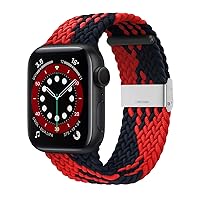 Bagoplus Compatible with Apple Watch iWatch Bands 49mm 38mm 40mm 41mm 42mm 44mm 45mm Women Men, Adjustable Braided Solo Loop Stretchable Elastics Sport for iWatch Series 8/7/6/SE/5/4/3/2/1/Ultra
