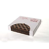 Black On Natural Checkerboard Flat Deli Tissue Paper, Dimensions: 12 1/2 x12 1/2 x12 1/2 inch, 1000 per pack - 6 packs per case.