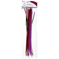 Cousin DIY Multicolor Chenille Stem Pipe Cleaners, 3mm x 12 inch, 25 Pack