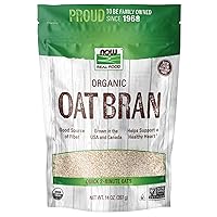 Foods, Organic Oat Bran, Source of Fiber and Protein, USA Grown, Non-GMO Project Verified, 14-Ounce (Packaging May Vary)