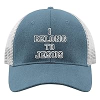 I Belong to Jesus Hat for Women Baseball Caps Low Profile Washed Hiking Hat Adjustable