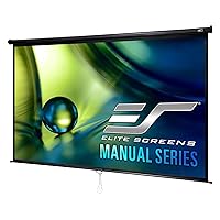 Elite Screens Manual Series, 150-INCH 16:9, Pull Down Manual Projector Screen with AUTO LOCK, Movie Home Theater 8K / 4K Ultra HD 3D Ready, 2-YEAR WARRANTY, M150UWH2