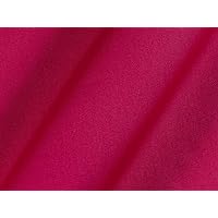 Crimson Pink Plain Dyed Cotton Satin Fabric Package of 2 Metre Width 43 Inches-109 cm for Arts and Crafts, DIY, Sewing, and Other Sewing Projects, Crimson Pink CS-3