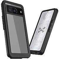 Ghostek Nautical Slim Waterproof Case for Google Pixel 8 - Built-in Screen & Camera Lens Protector, Compatible with Wireless Charging (6.2 Inch, Clear)