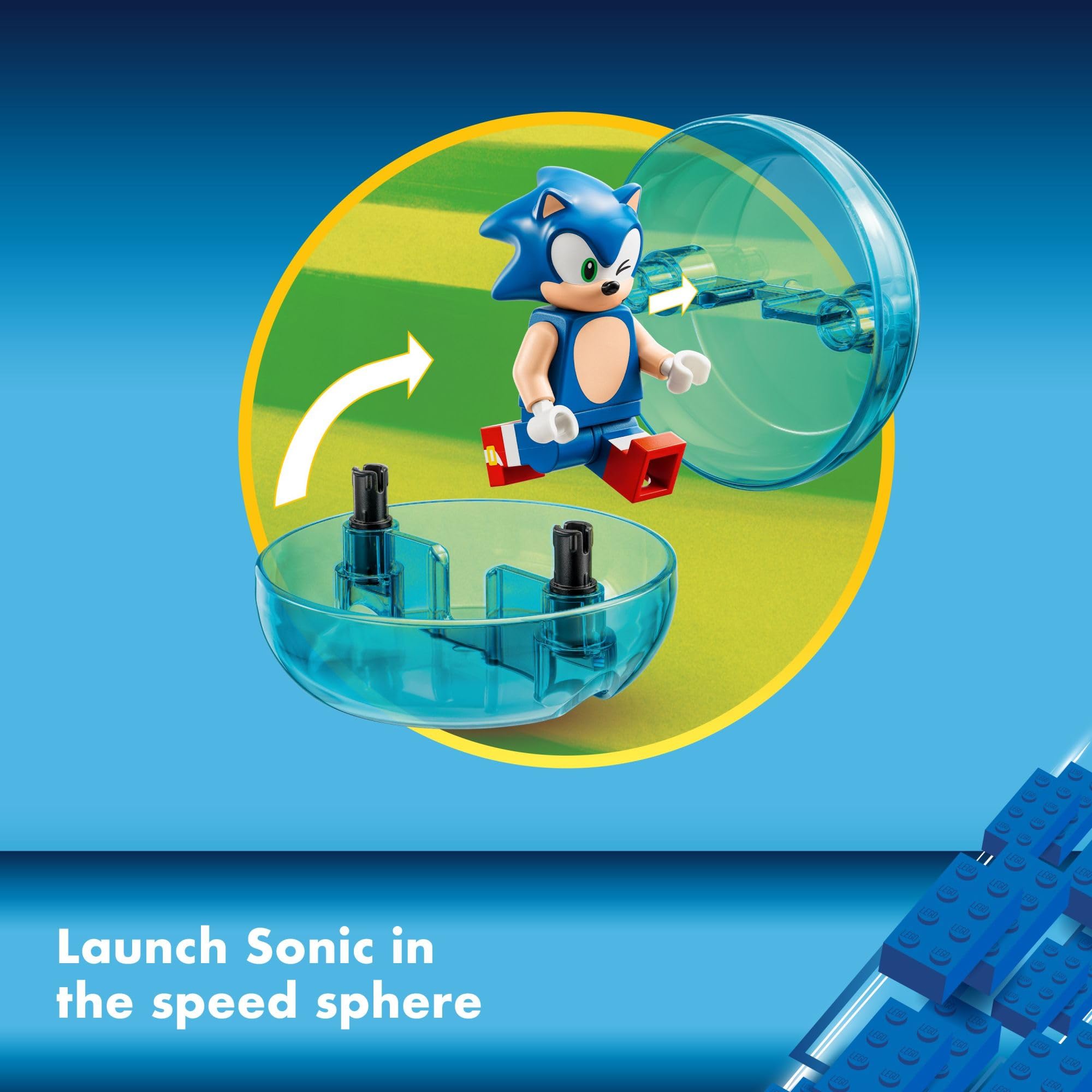 LEGO Sonic The Hedgehog Sonic vs. Dr. Eggman’s Death Egg Robot 76993 Building Toy for Sonic Fans and 8 Year Old Gamers, Includes Speed Sphere and Launcher Plus 6 Sonic Figures for Creative Role Play