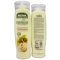 Mayoliva Intensive Conditioning Therapy for Dry & Damaged Hair, Balsam, 12 Ounce
