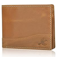 RFID Blocking Leather Wallet for Men VE-14 (Tan Crunch)