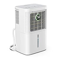 2000 Sq. Ft Dehumidifier for Home and Basements, 25 Pints Dehumidifier with Drain Hose for Continuous Drainage, Washable Filter, Anti-Spill Water Tank, Ideal for Bedroom, Bathroom, Office