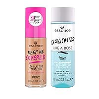 Keep Me Covered Long-Lasting Foundation 150 & Remove Like a Boss Waterproof Makeup Remover Bundle | Vegan & Cruelty Free