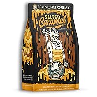 Salted Caramel Flavored Whole Coffee Beans | 12 oz Flavored Coffee Gifts | Low Acid Medium Roast Gourmet Coffee Beverages (Whole Bean)