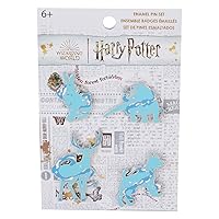 Loungefly WB Harry Potter Patronus Collection 4-Pack Pin Set, Amazon Exclusive