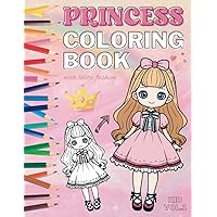 Princess Coloring Book for Girls with Lolita Fashion - Kid Vol.1: Mother and Daughter bonding Coloring Pages For Kids Ages 4-8 (Mother Daughter Bonding Coloring Books)