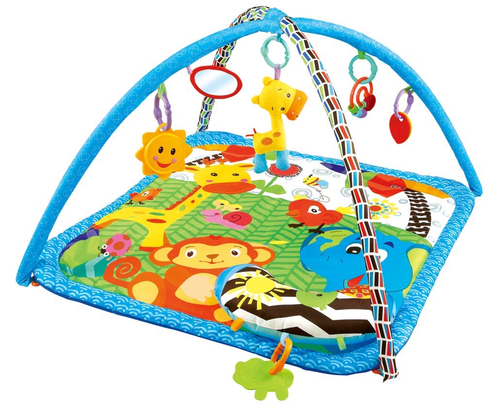 EMILYSTORES Deluxe Baby Acctivity Gyms Playmats, Giraffe
