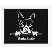 Boston Terrier Paint by Numbers for Adults Beginner DIY Painting by Numbers Kits Wall Art for Home Office Decor