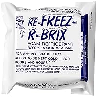 Polar Tech - RB 15 RB15 Re-Freez-R-Brix Foam Refrigerant Pack, 4-1/2