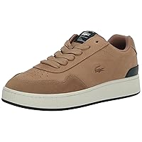 Lacoste Mens Ace Clip Leather Monogram Sneakers