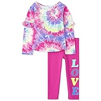 The Children's Place baby-girls Baby Girls and Toddler Girls Long Sleeve Top and Knit Legging Sets