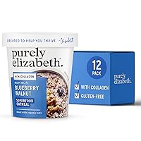 Purely Elizabeth Gluten-Free Collagen Oats Cup, Blueberry Walnut (12 Ct.)