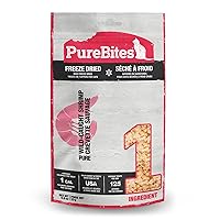 PureBites Shrimp Freeze Dried Cat Treats, 1 Ingredient, Made in USA, 0.8oz