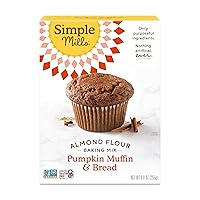 Almond Flour Baking Mix, Pumpkin Muffin & Bread Mix - Gluten Free, Plant Based, Paleo Friendly, 9 Ounce (Pack of 1)
