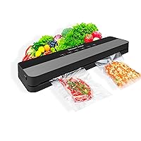 Vacuum Sealer Machine - Food Vacuum Sealer Machine Automatic Air Sealing System for Food Storage Dry Vacuum Sealer for Food Storage and Sous Vide With Dry&Moist Modes