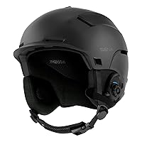 Latitude Snow Helmet with Built in Speakers and Microphone, Four-Way Bluetooth Intercom, Hands-Free Open Communication, Listen to Music