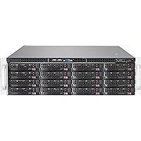 Supermicro System Cabinet Cases CSE-836BE1C-R1K03B, Black