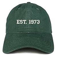 Trendy Apparel Shop EST 1973 Embroidered - 51st Birthday Gift Soft Cotton Baseball
