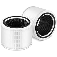 2 Pack Core 200S Replacement Filter, Compatible with LEVOIT Core 200S Smart WiFi Air Purifier, 3 stages True H13 HEPA Filter, Compare part# Core 200S-RF