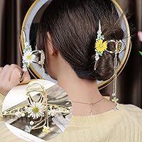 Butterfly Pearl Tassel Hair Claw Hair Pins For Women Girl Vintage Metal Alloy Hair Clip Hair Accessories KH0061B