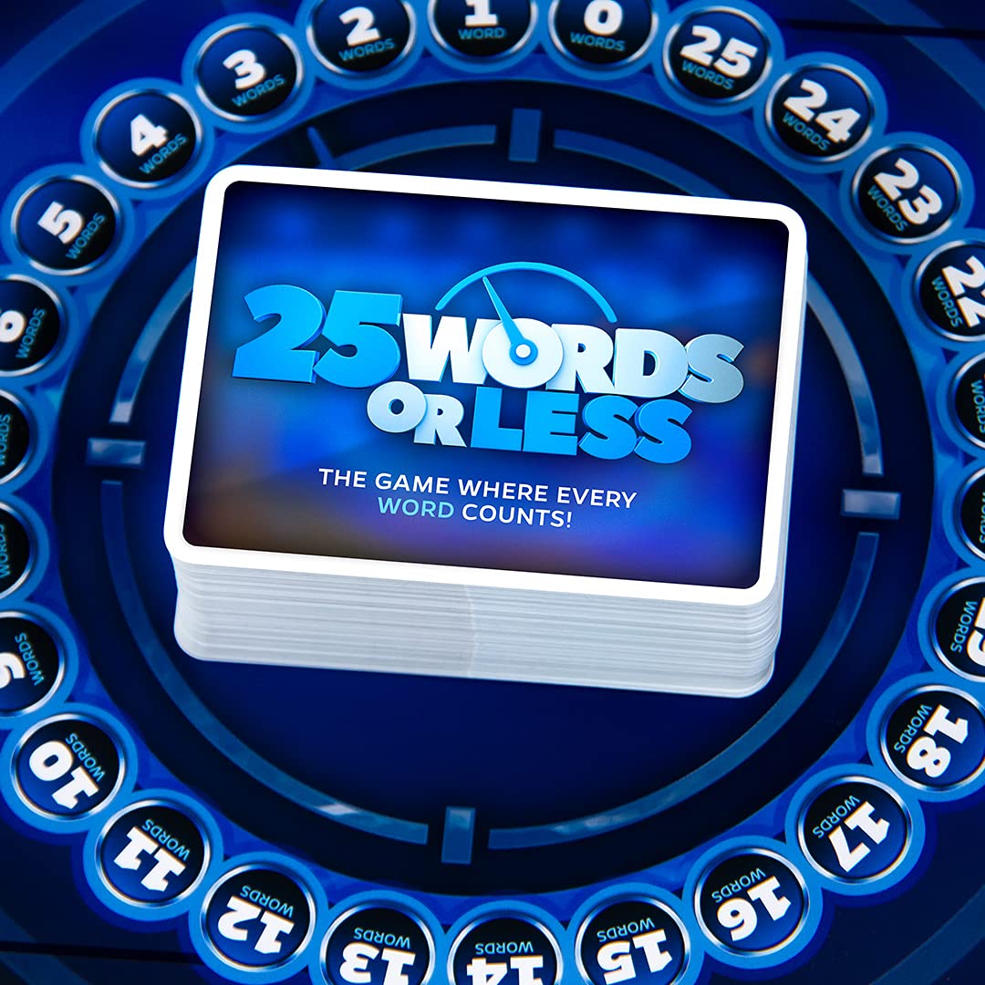 25 Words or Less | Fast-Paced Word Game | Friends & Family Board Game | Based on Popular TV Game Show with Meredith Vieira