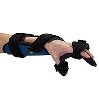 Rolyan Advanced Orthosis, Functional Resting Brace, Left, Medium, Foam Liner, Hand & Wrist Support Splint Allows for Extension/Flexion, Radial/Ulnar & Supination/Pronation Adjustments
