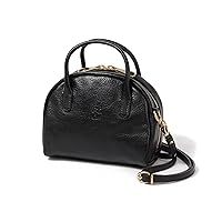Irbizonte BHA019-PV0001 Women's Handbag, Shoulder Bag, Leather, NERO