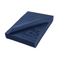 Craft Felt Sheets 9 Inch X 12 Inch - 25 Pcs Pack, Navy Blue