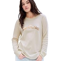 GAP Women's Waffle Knit Long Sleeve Tee T-Shirt