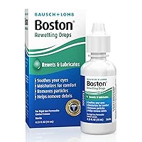 Boston Contact Lens Solution, Rewetting Solution for Gas Permeable Contact Lenses, 0.33 Fl Oz