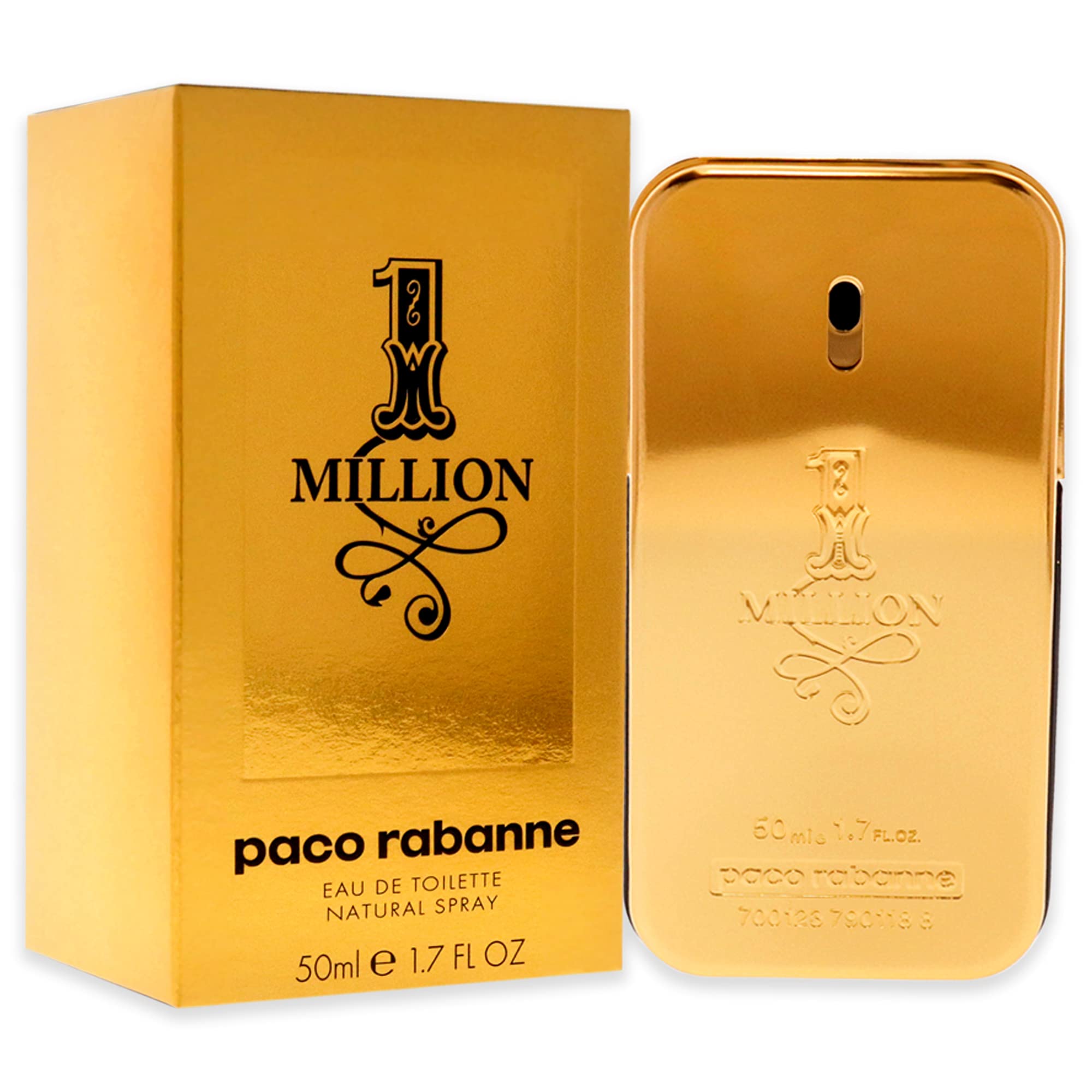 Paco Rabanne 1 Million By Paco Rabanne For Men Eau De Toilette Spray, 1.7 Fl Oz / 50 Ml