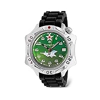 Vostok | Komandirskie MIG-29 Fulcrum Fighter Commander Russian Air Force Military Mechanical Wrist Watch | Fashion | Business | Casual Men’s Watches | Model Series 124