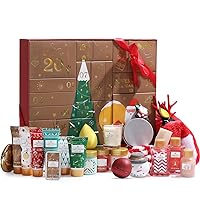 Advent Calendar 2023-24 Days of Beauty Advent Calendar, BODY & EARTH Bath Sets for Women Gift Includes Hand Lotion, Shampoo Bar, Bath Bombs, Valentines Day Skincare Gifts for Women