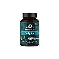 Ancient Nutrition Gut Health Supplement Leaky Gut Capsules, Formulated with Licorice Root, Astragalus, Marshmallow, and L-Glutamine, Gluten Free, Paleo and Keto Friendly, 60 Ct