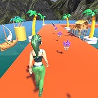 Super Girl Runner 3D Game : Princess Run Game