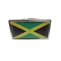 Thin Bordered Jamaica Flag Adjustable Size Fashion Ring