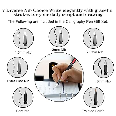 Calligraphy Pens Set 64pcs - Calligraphy Fountain Pen Set with 3