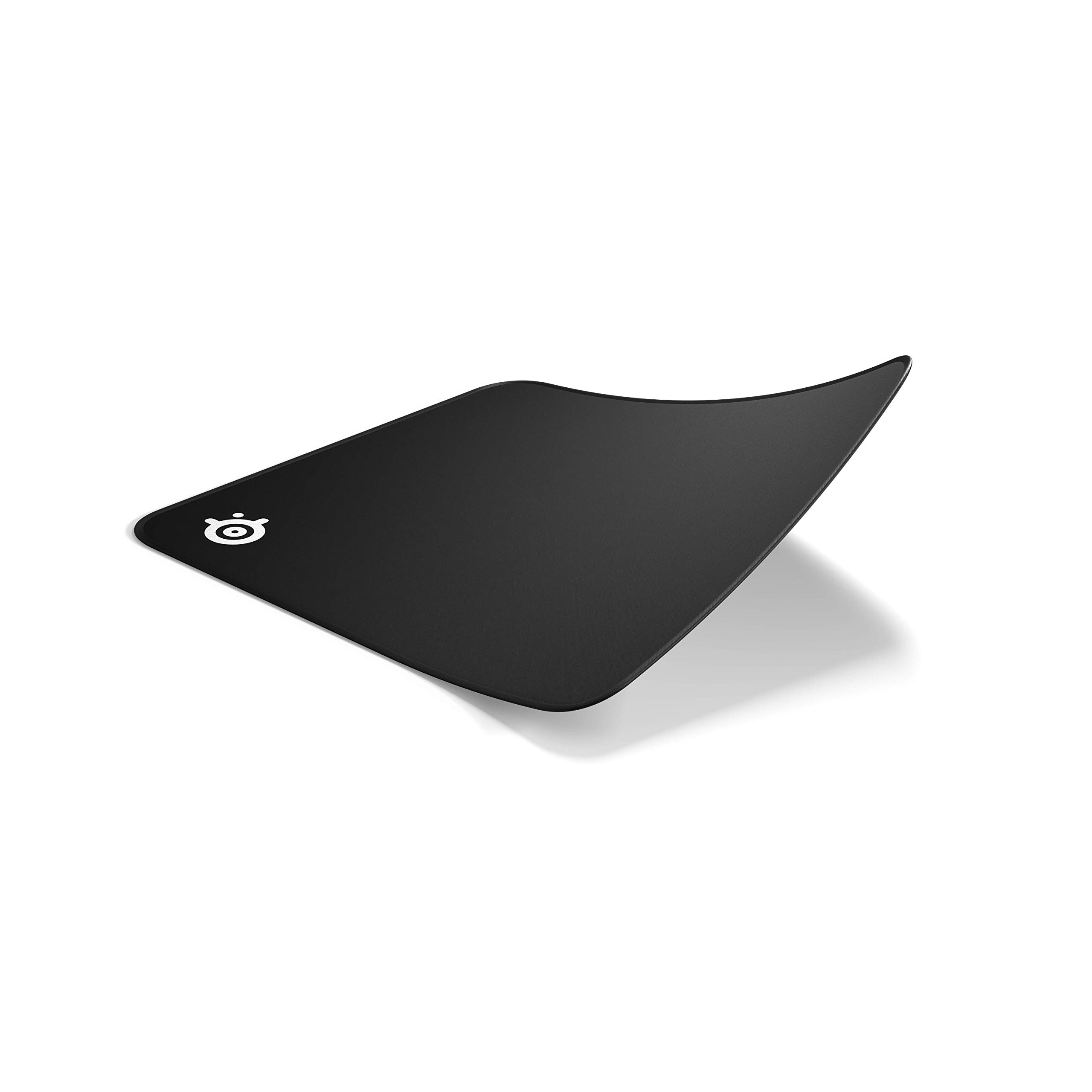 SteelSeries QcK Gaming Mouse Pad - Medium Stitched Edge Cloth - Extra Durable - Optimized For Gaming Sensors - Black