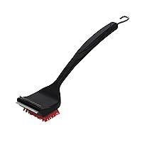 SAFER Replaceable Head Nylon Bristle Grill Brush with Cool Clean Technology - 8666894