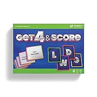 SimplyFun Get 4 and Score - A Communication Game for Kids That Tests Your Memory and Vocabulary Skills! - Educational Learning Game - 2 to 8 Players - for Kids Ages 8 & Up