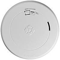 First Alert SCO7CN Combination Smoke and Carbon Monoxide Detector with Voice and Location, Battery Operated , White